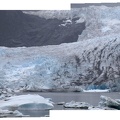 316-1494--1496 Mendelhall Glacier Face Panorama, Juneau, AK